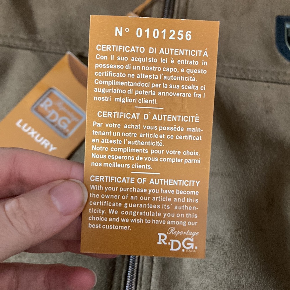 Authentic suede jacket made in Italy - Picture 3 of 7